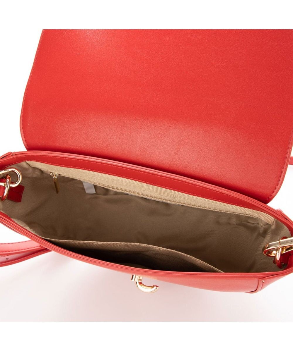 UNBILLION cachecache 財布ポーチ付きハーフムーンショルダーバッグ 