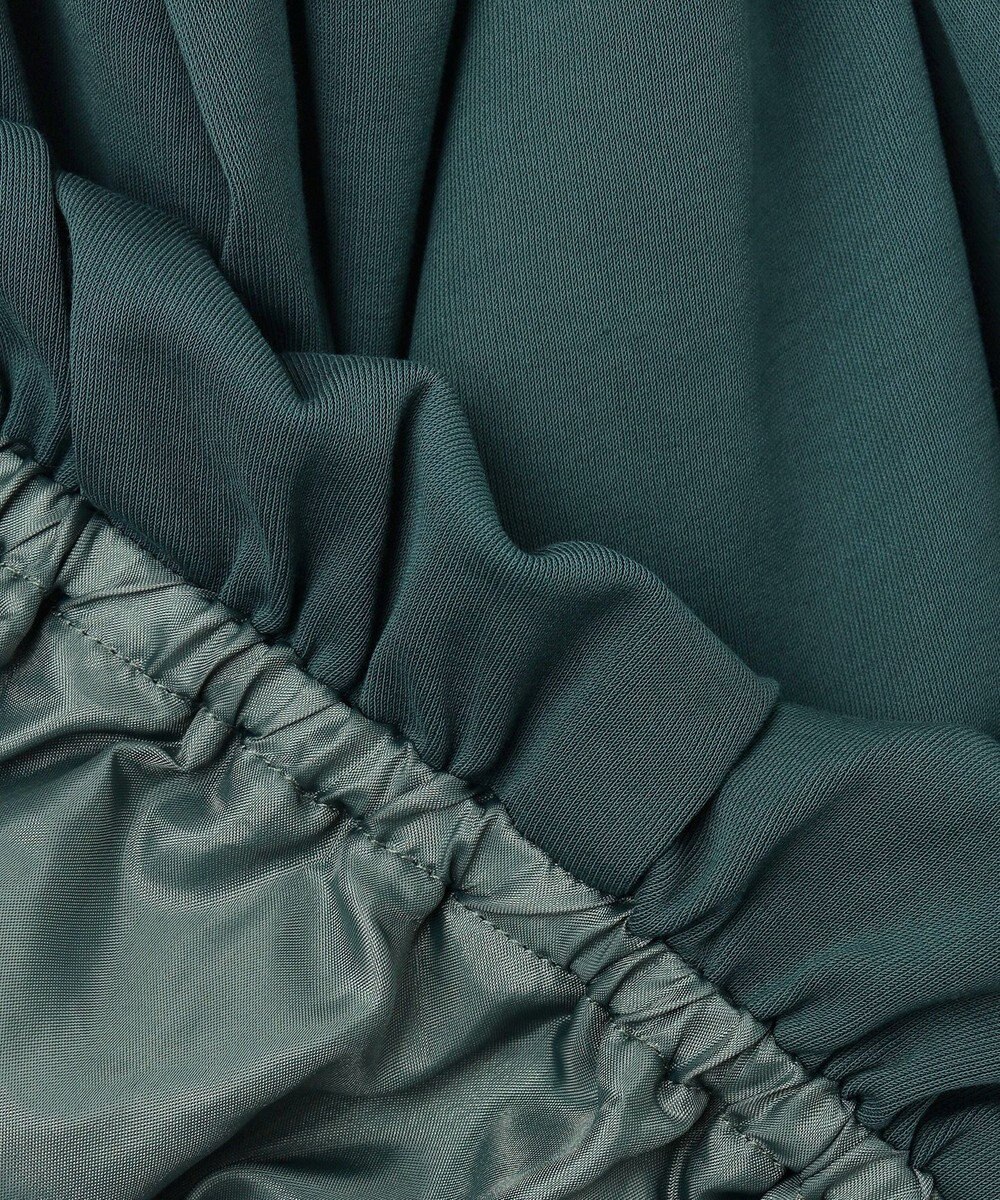 NAVE 【Nave 　洗える・接触冷感】クロップドジャージーブラウス 