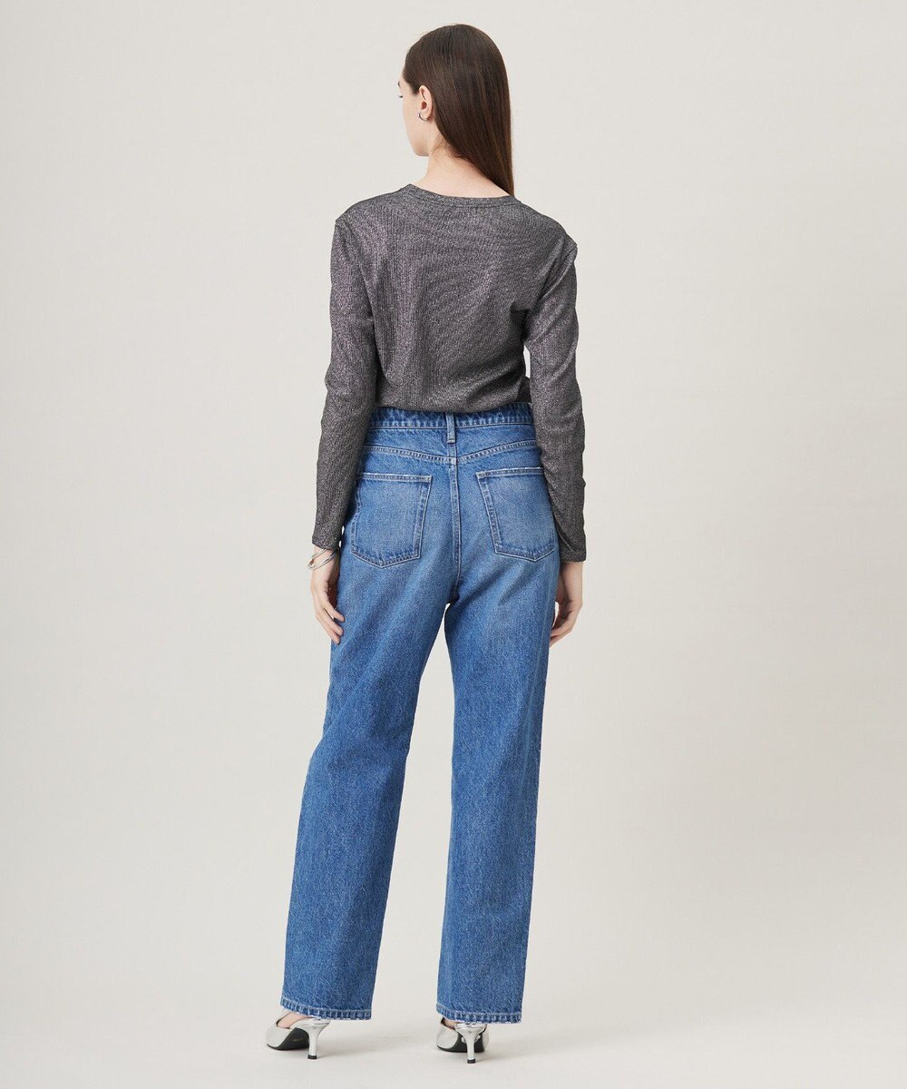 ICB L 【洗える】 シャイニーリブテレコ プルオーバー 