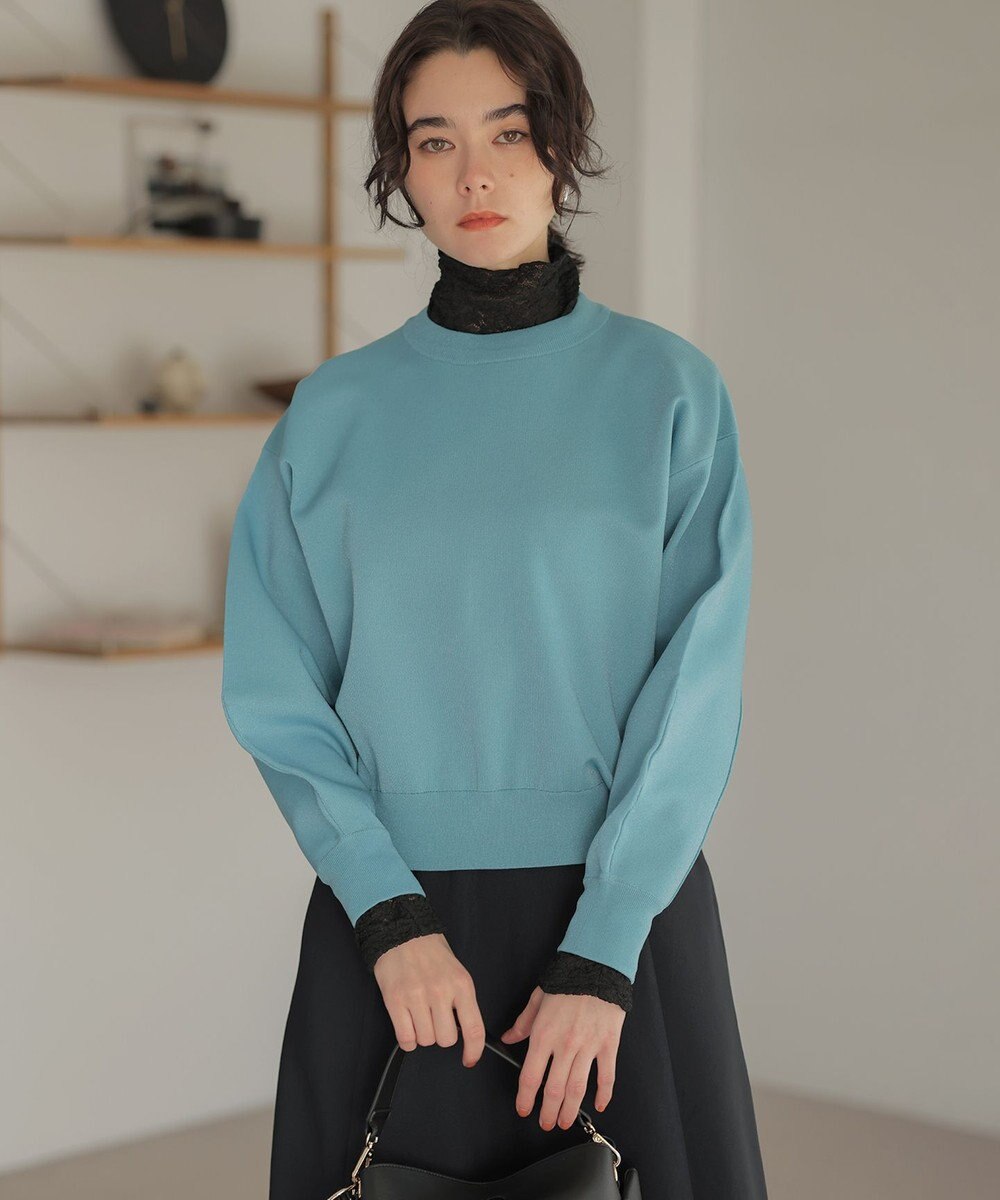 組曲 L オーガンスウェット ニット 