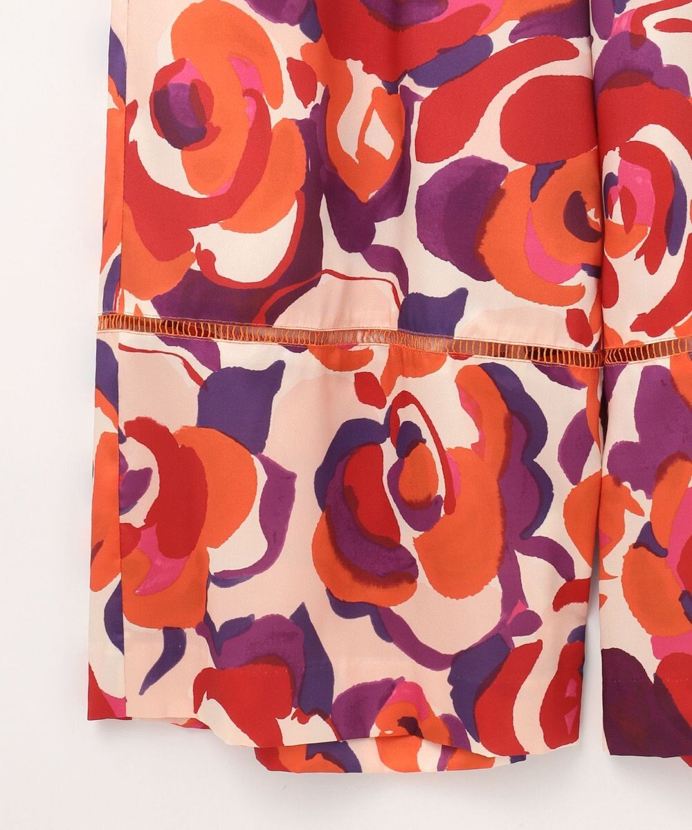 GRACE CONTINENTAL ペイントカラーワイドパンツ 