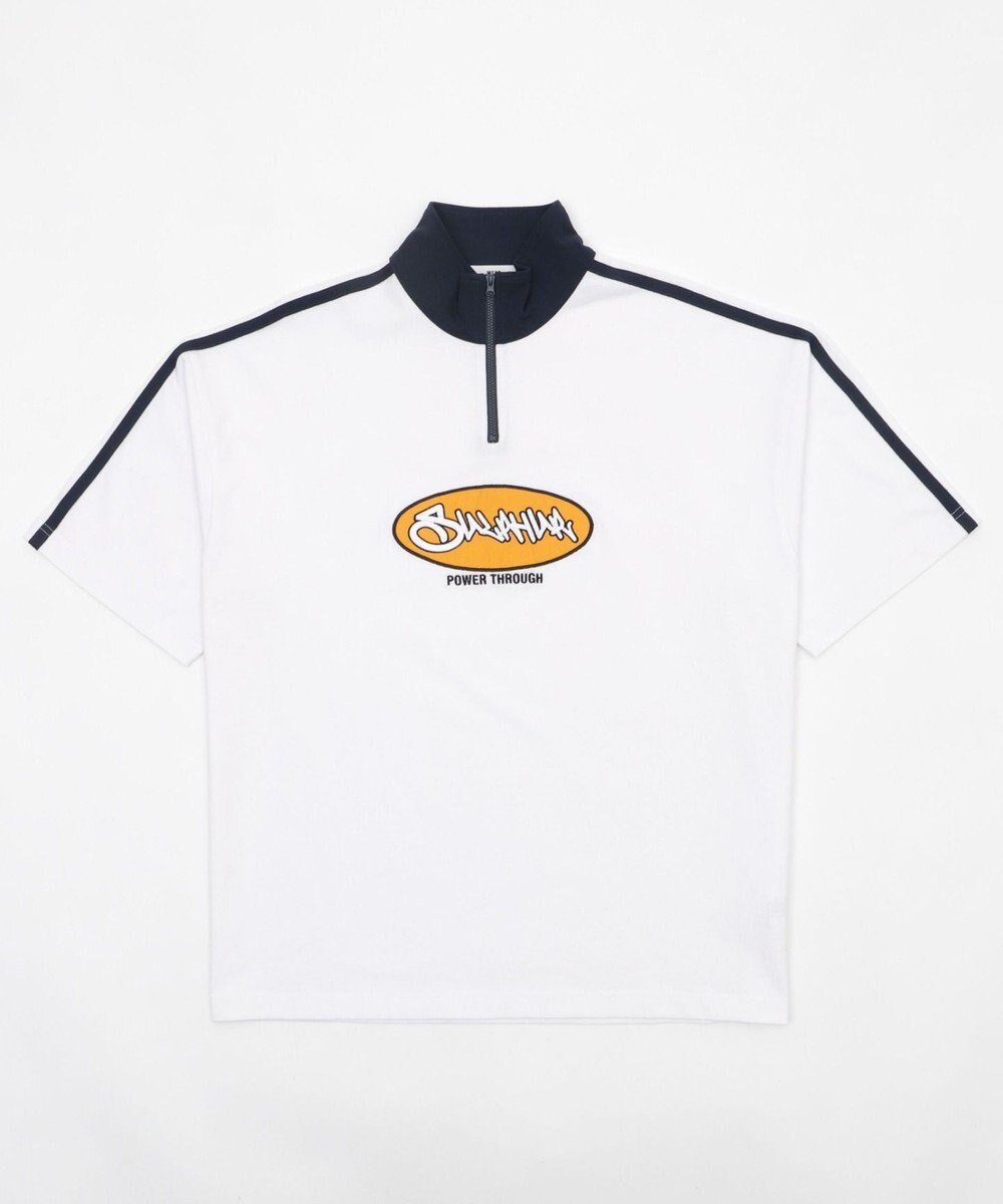 WEGO 【ユニセックス着用ITEM/MLサイズ展開】ヘビーウェイトハーフジップT（SS） 