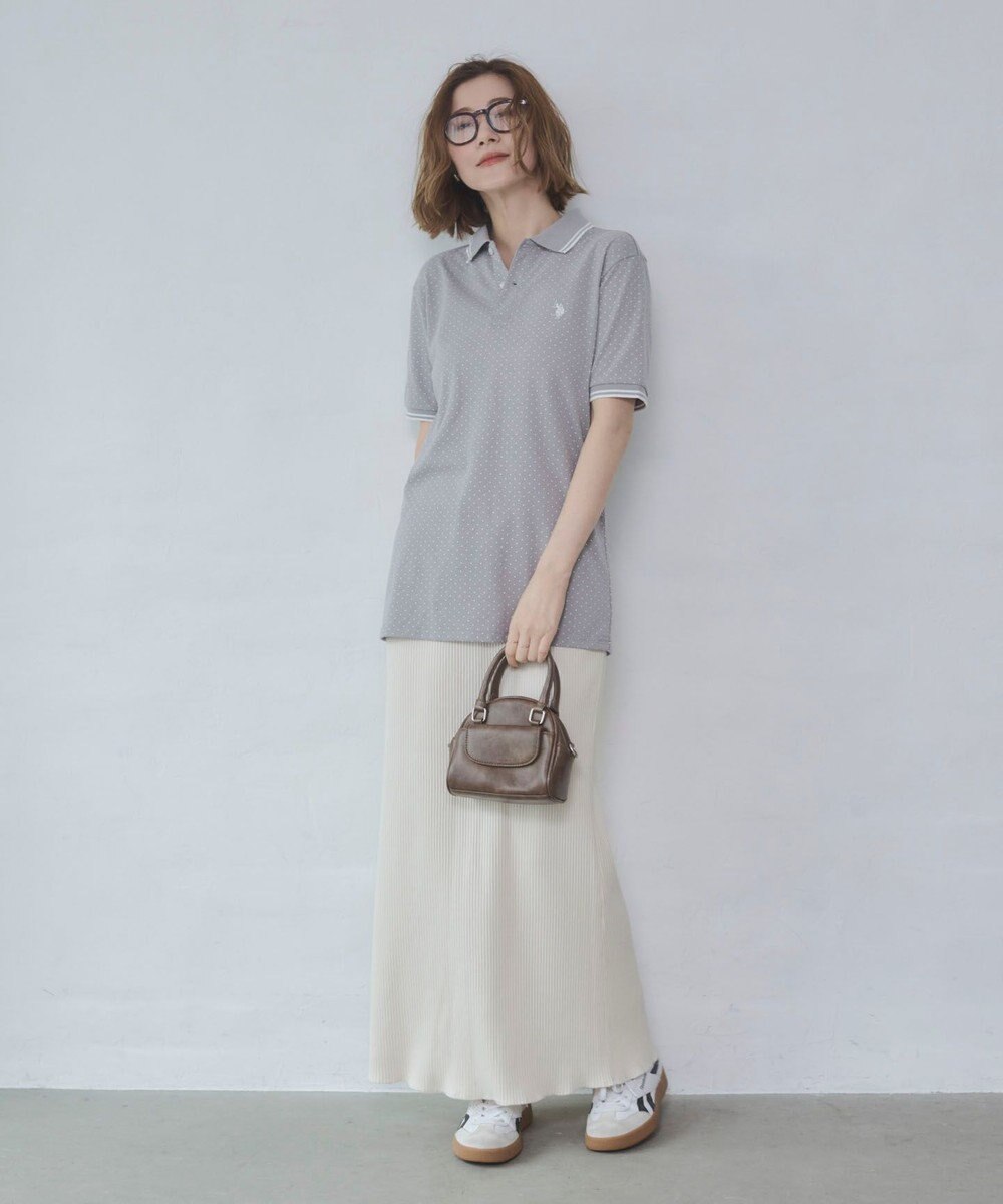 WEGO 【26年春夏新カラー登場/ユニセックス着用ITEM/SMLサイズ展開】U.S. POLO ASSN.別注ラインポロシャツ 