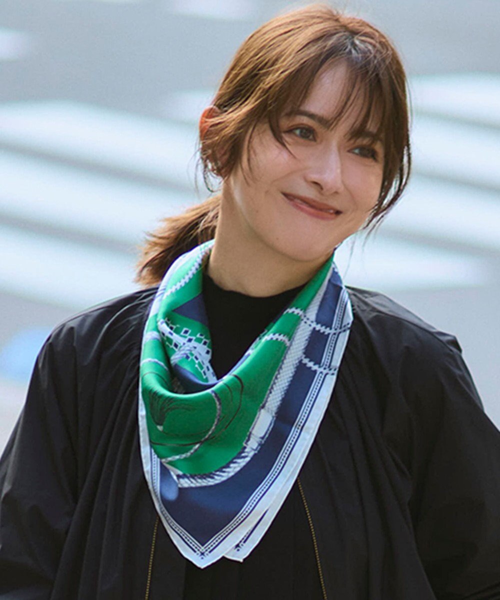 23区 manipuri ジョッキー シルク スカーフ 