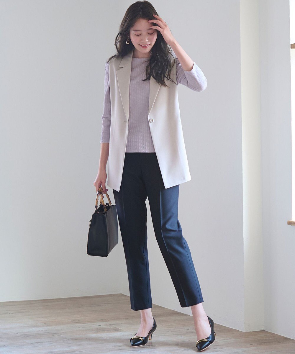 ANY SIS 【洗える】テーラード ジレ 