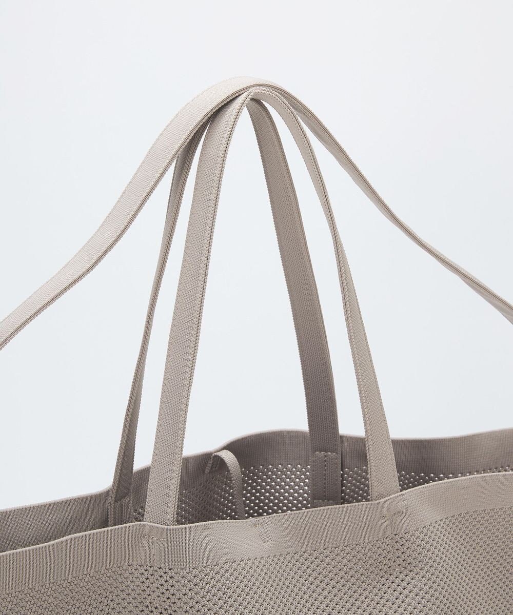 TOPKAPI 【Breath TOPKAPI】ニットジャガード 2way ビッグ トートバッグ ポーチ付き 