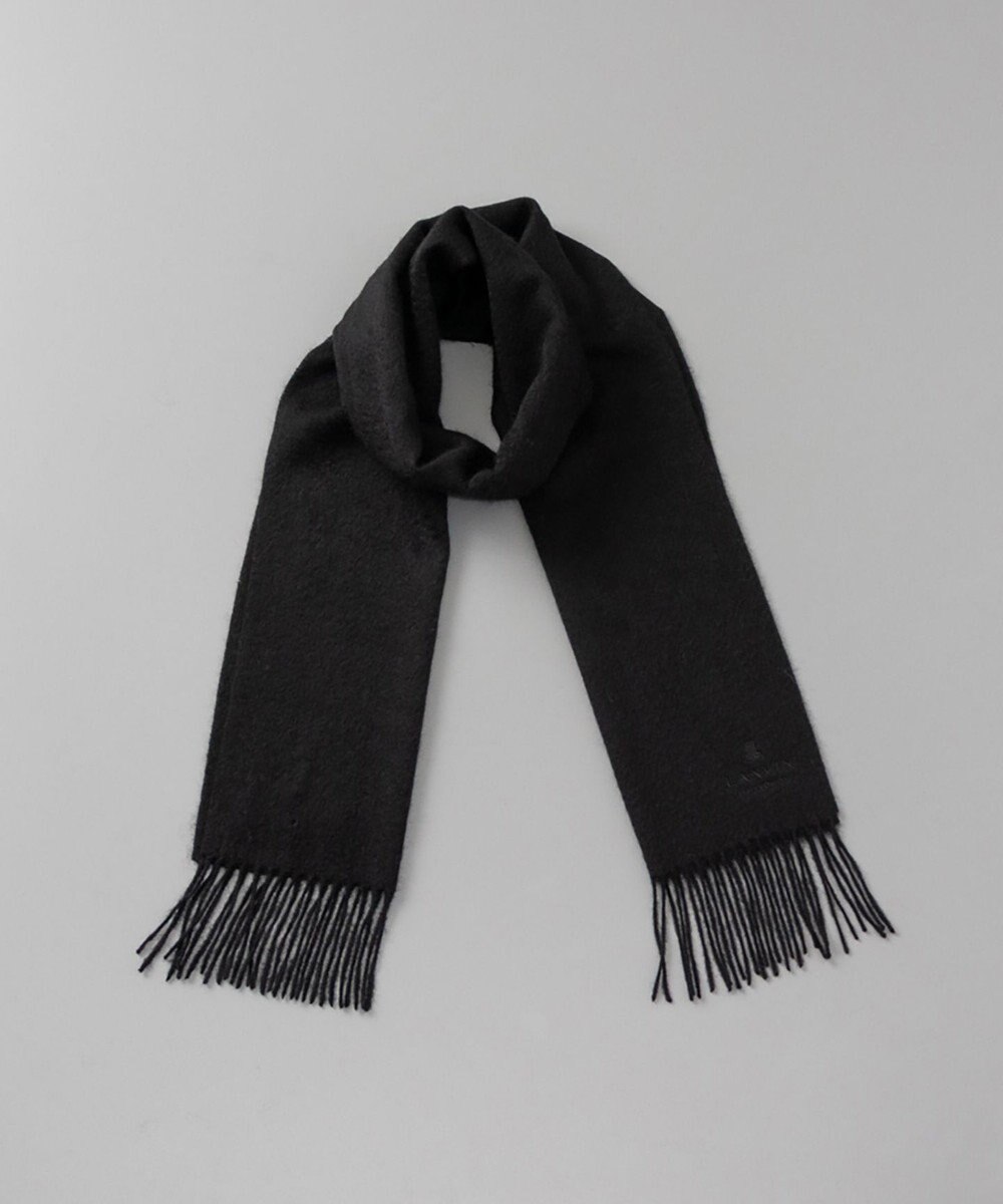 AURORA LANVIN COLLECTION ランバン コレクション カシミヤ 無地マフラー（幅30cm) 