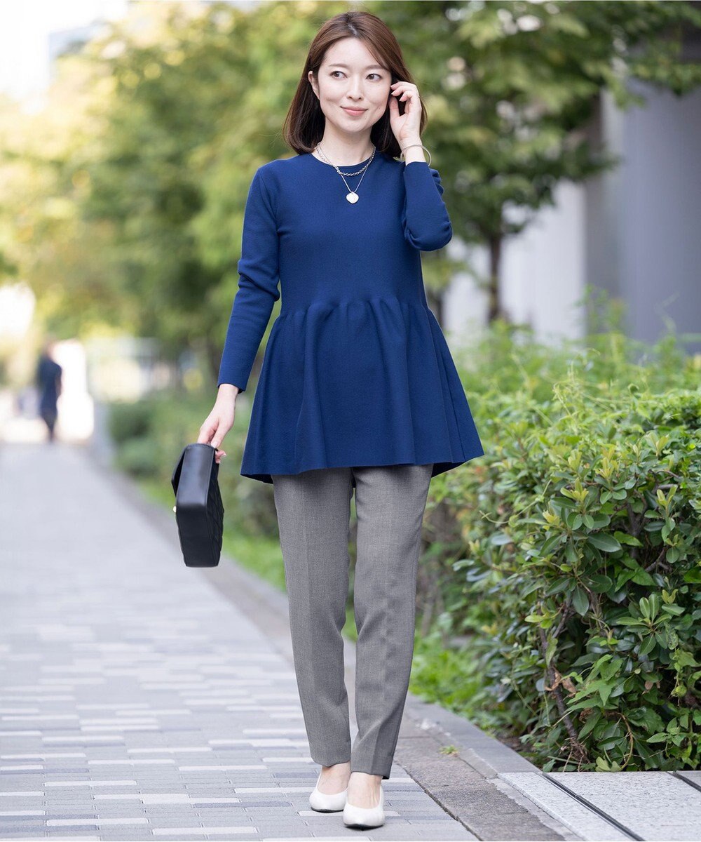 23区 S 【Sサイズ限定】ストレッチダブルクロス テーパード パンツ 