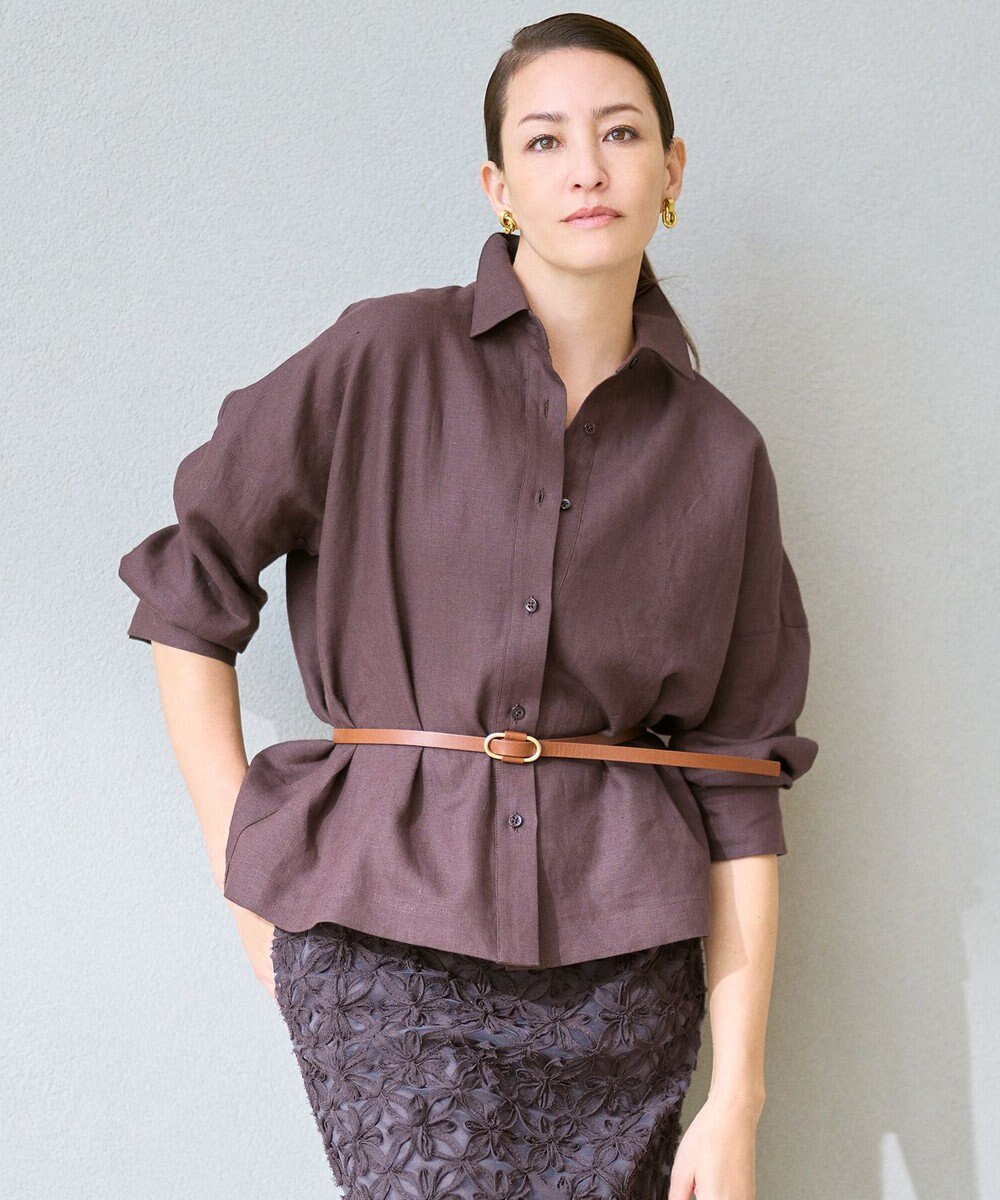 自由区 S トルコリネン シャツ 