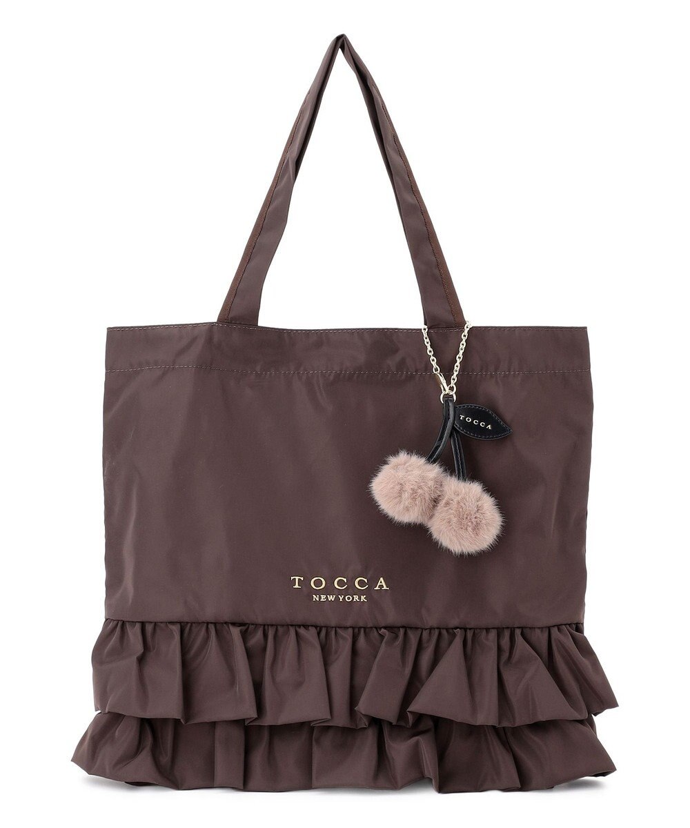 TOCCA SOGNO FUR CHARM TOTE トートバッグ【WEB＆一部店舗限定・A4サイズ対応】 
