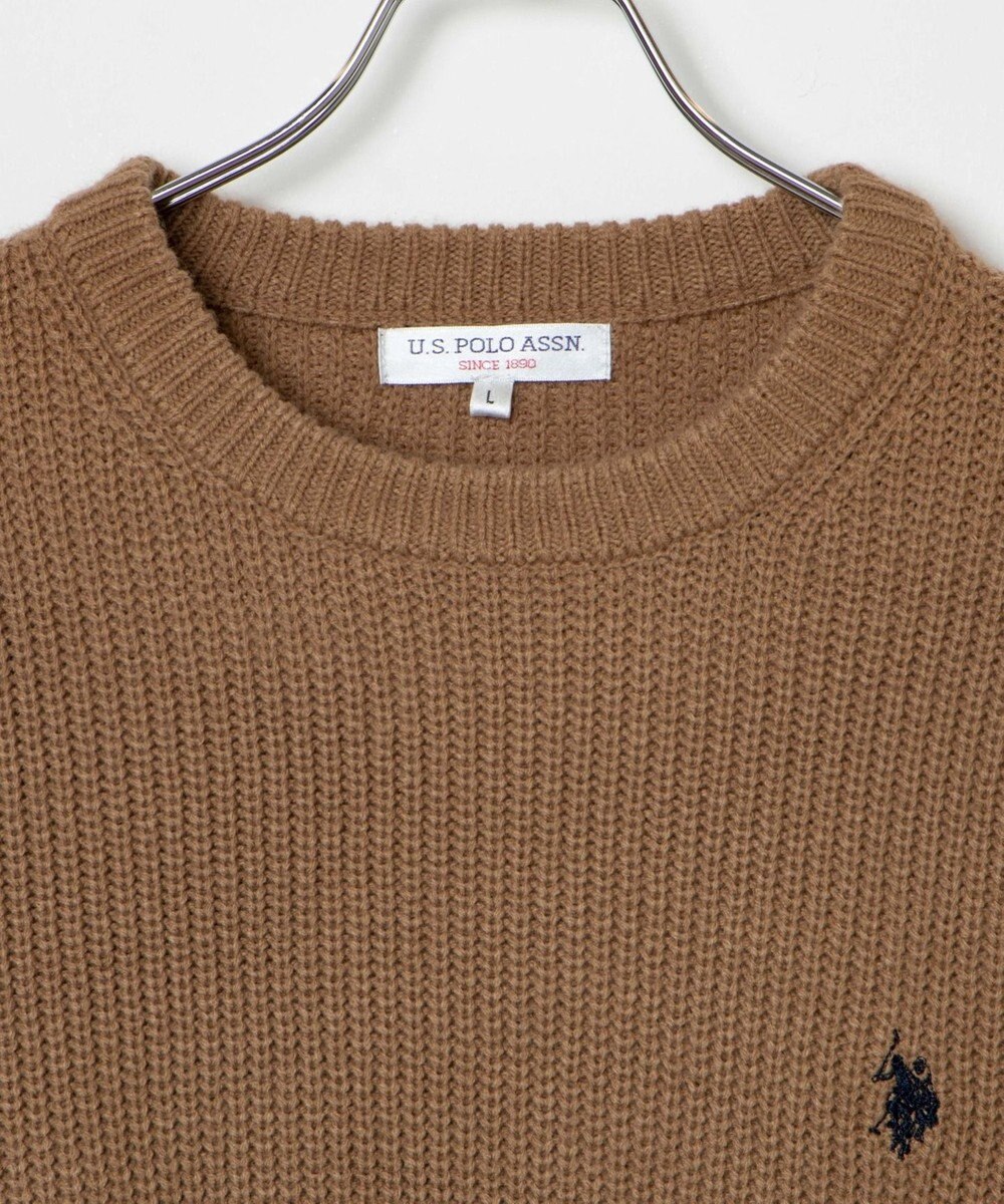 WEGO U.S. POLO ASSN.|別注畔編みニットプルオーバー 