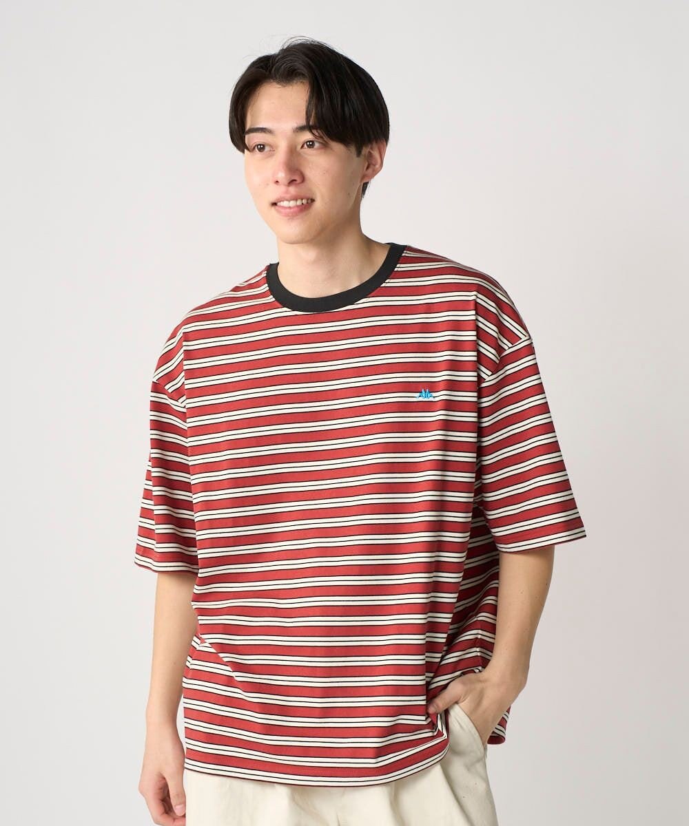 OP／FILA 【Kappa】ウェルネスクラブボーダーTシャツ 