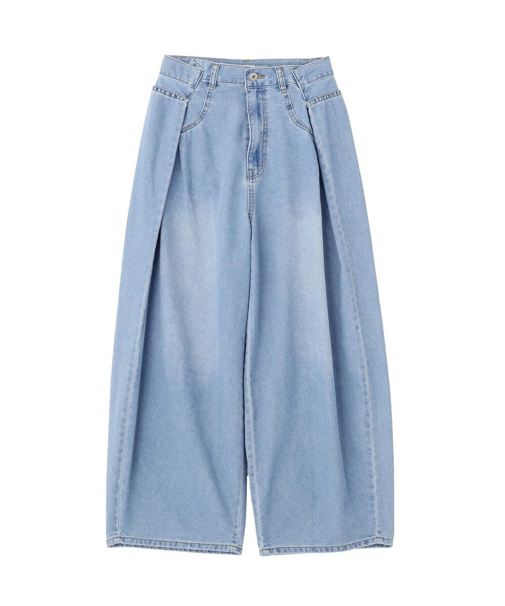 earth music&ecology タックバルーンデニム 