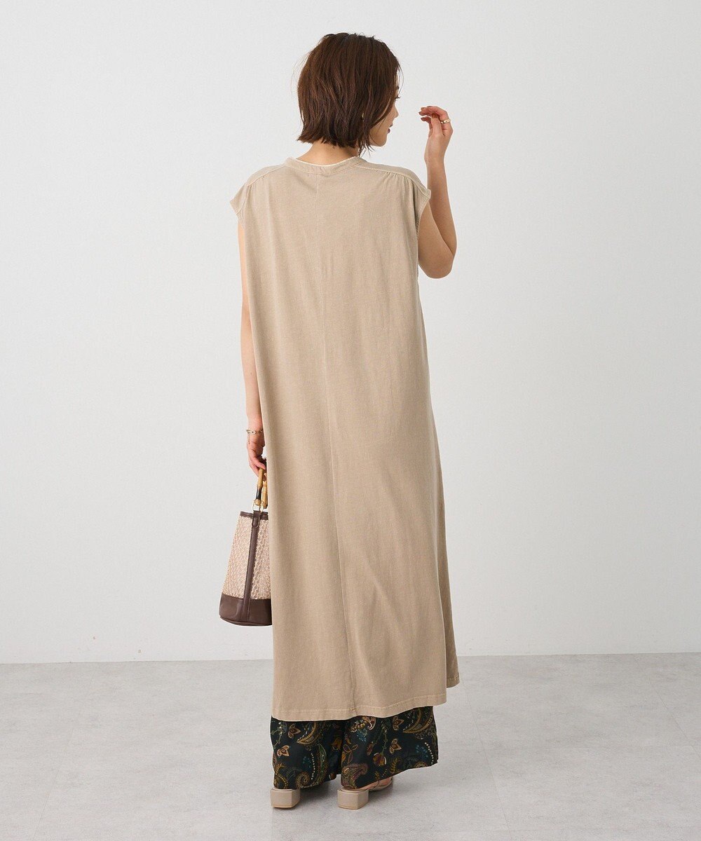 CRAFT STANDARD BOUTIQUE ピグメントヘンリーネックカットソーワンピース 