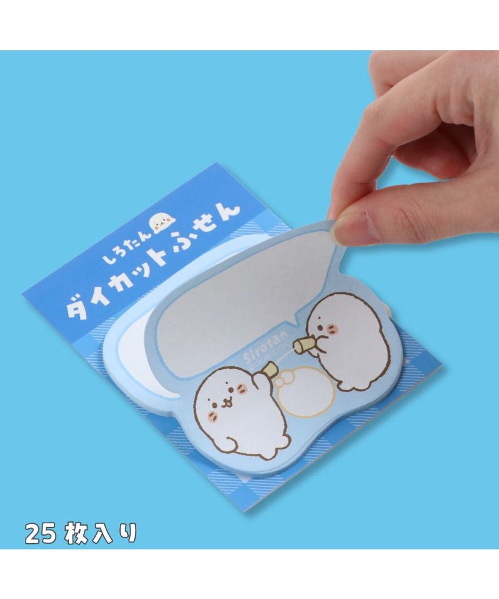 Mother garden しろたん ダイカット付箋 《糸でんわふきだし》 単品 