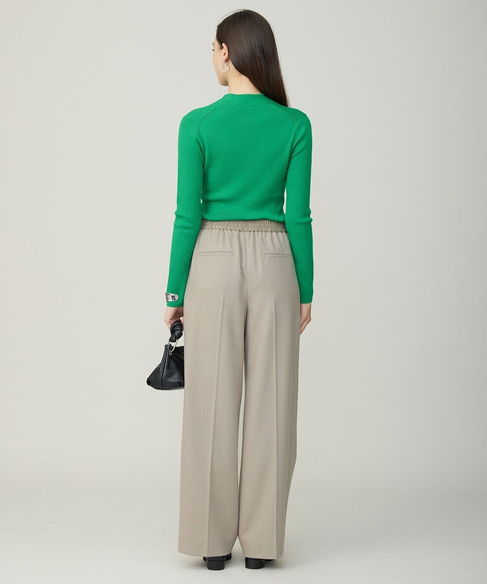 ICB ウォッシャブルライトウール ストレートパンツ 