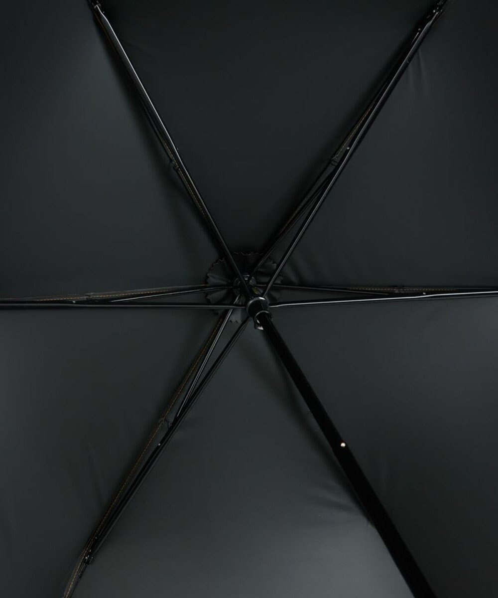 AURORA 【MACKINTOSH LONDON（マッキントッシュ ロンドン）】天然風バイカラー切継ぎ晴雨兼用パラソル（折りたたみ傘） 