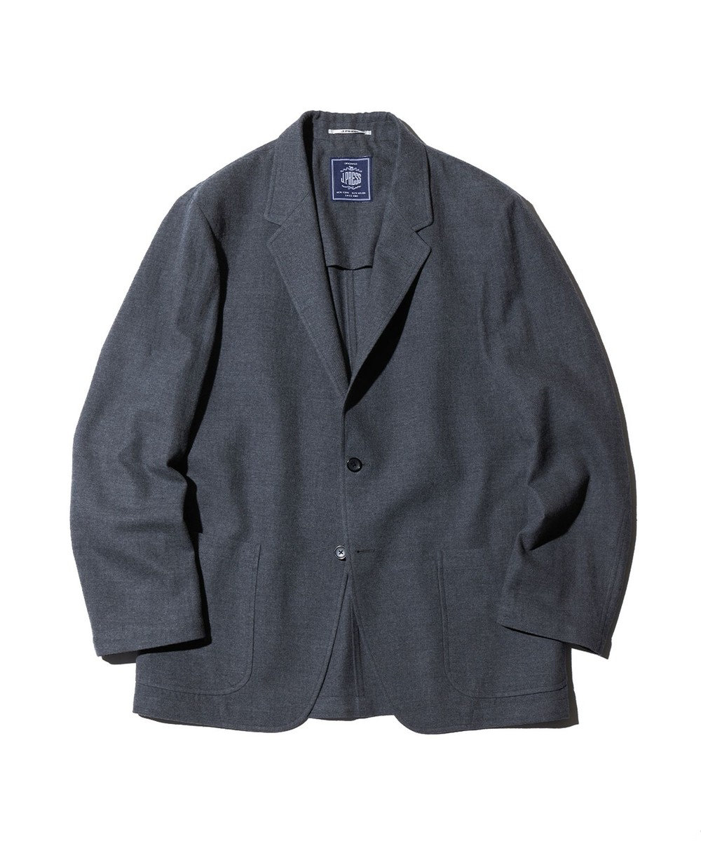 J.PRESS MEN 【J.PRESS ORIGINALS】WOOL/COTTON SERGE 3B OLD FIT JACKET グレー系