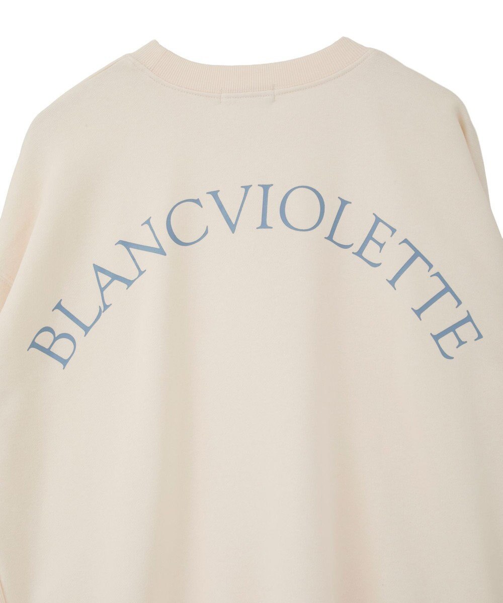 earth music&ecology サイドリブロゴスウェット 