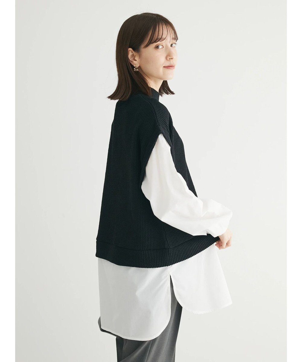 Green Parks ニットソードッキングチュニック 