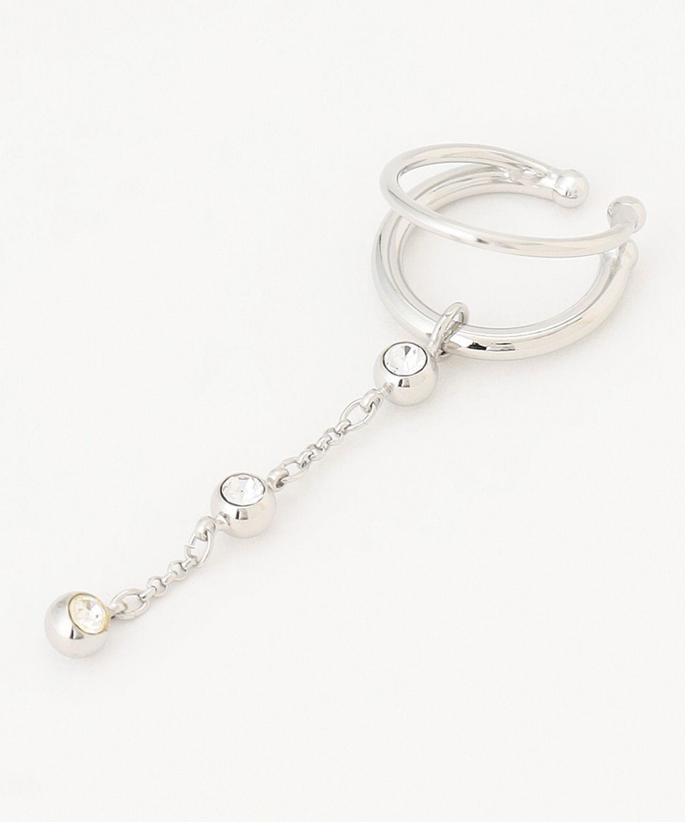 J.PRESS LADIES 【WEB限定】3way ビジュー イヤカフ リング 