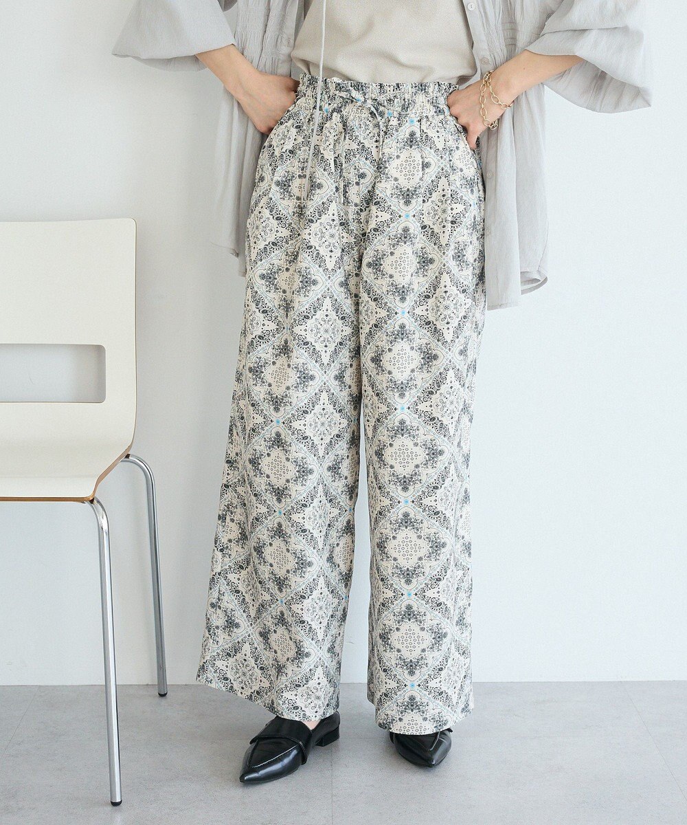 CRAFT STANDARD BOUTIQUE プリントイージーパンツ 
