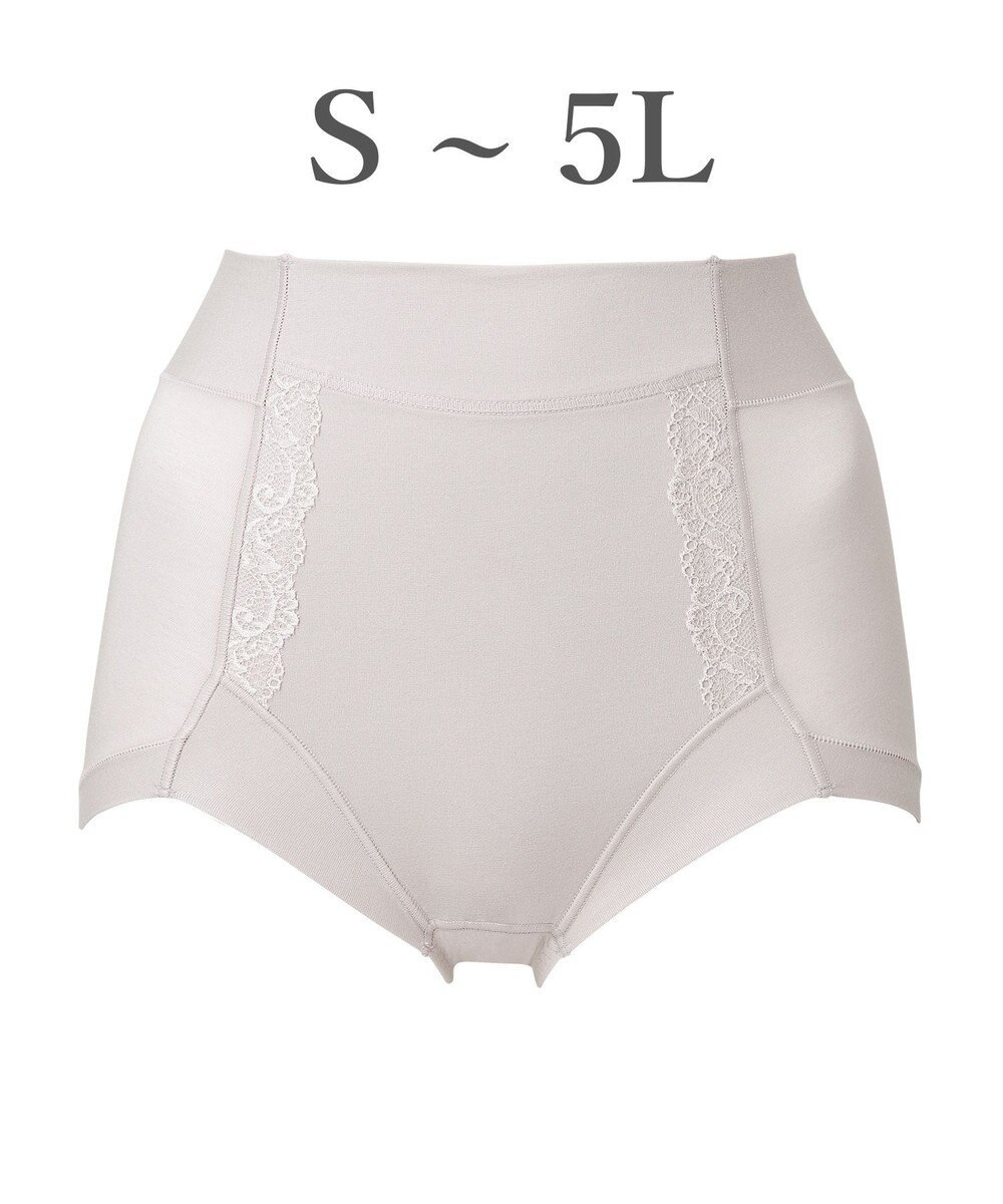 BRADELIS New York 【BRADELIS NewYork peace】　細みえ快適綿混ショーツ25 補正下着 深め ハイウエスト お腹スッキリ 