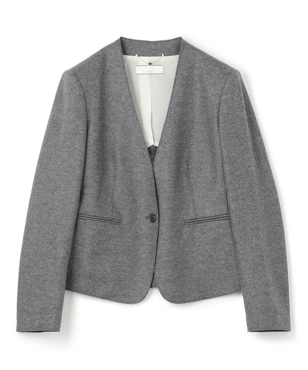 BEIGE， 【S-size】CORBY / ノーカラージャケット 