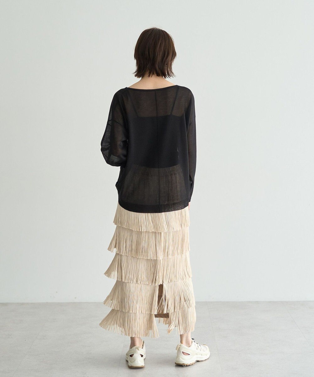 YECCA VECCA シアーニットプルオーバー 