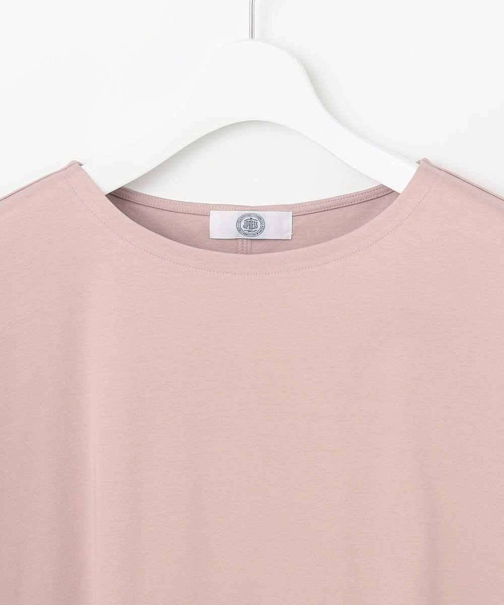 J.PRESS LADIES L 【接触冷感】コットンスムース フレンチスリーブ カットソー 