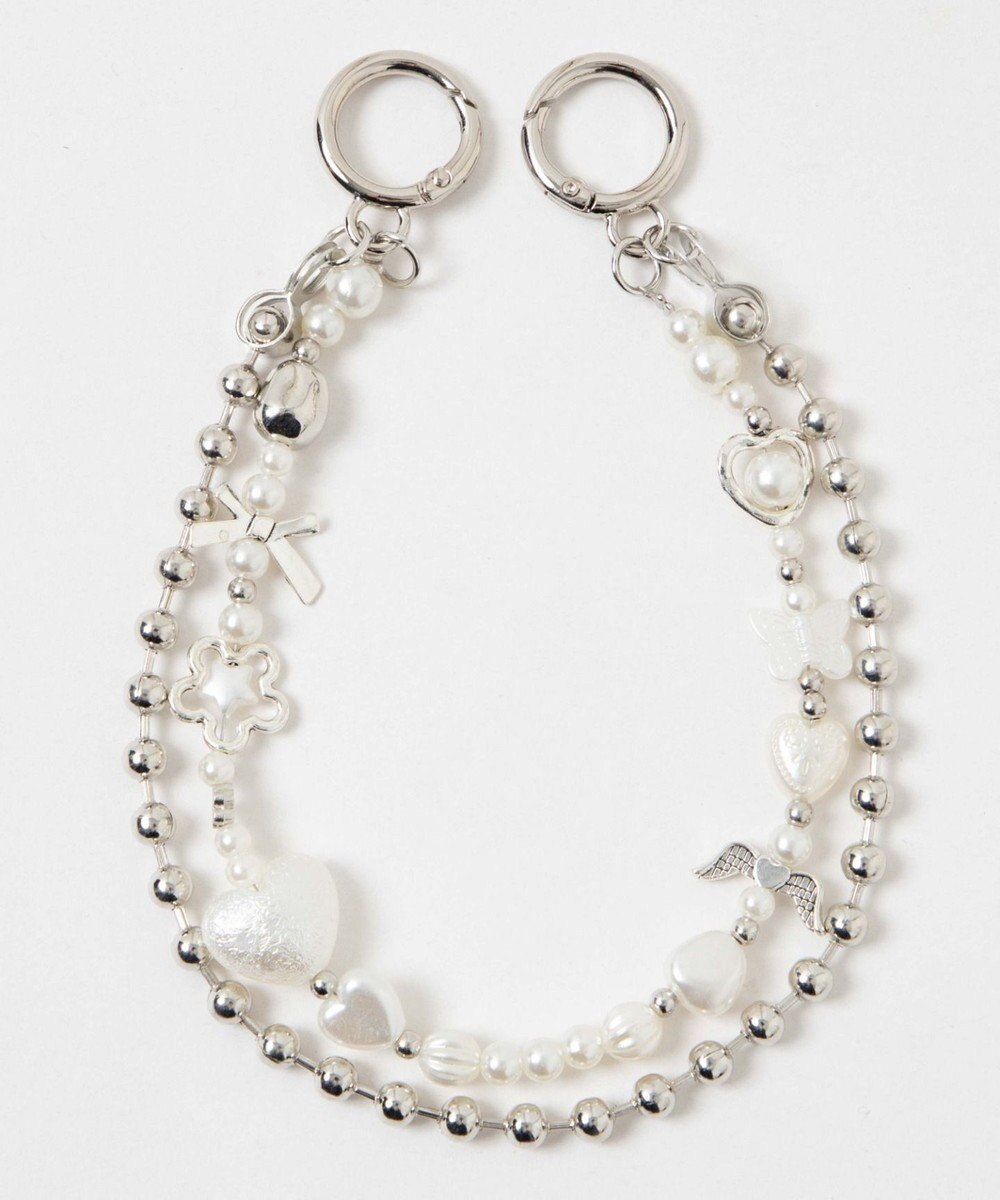 WEGO 2wayチェーンビーズストラップ 