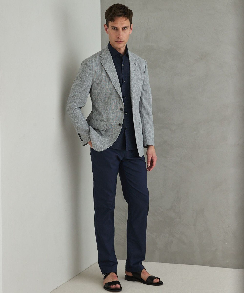 GOTAIRIKU 新クオリティ/KINGサイズ追加【洗える/シワになりにくい】タイワンタフタ  擬麻ジャケット 