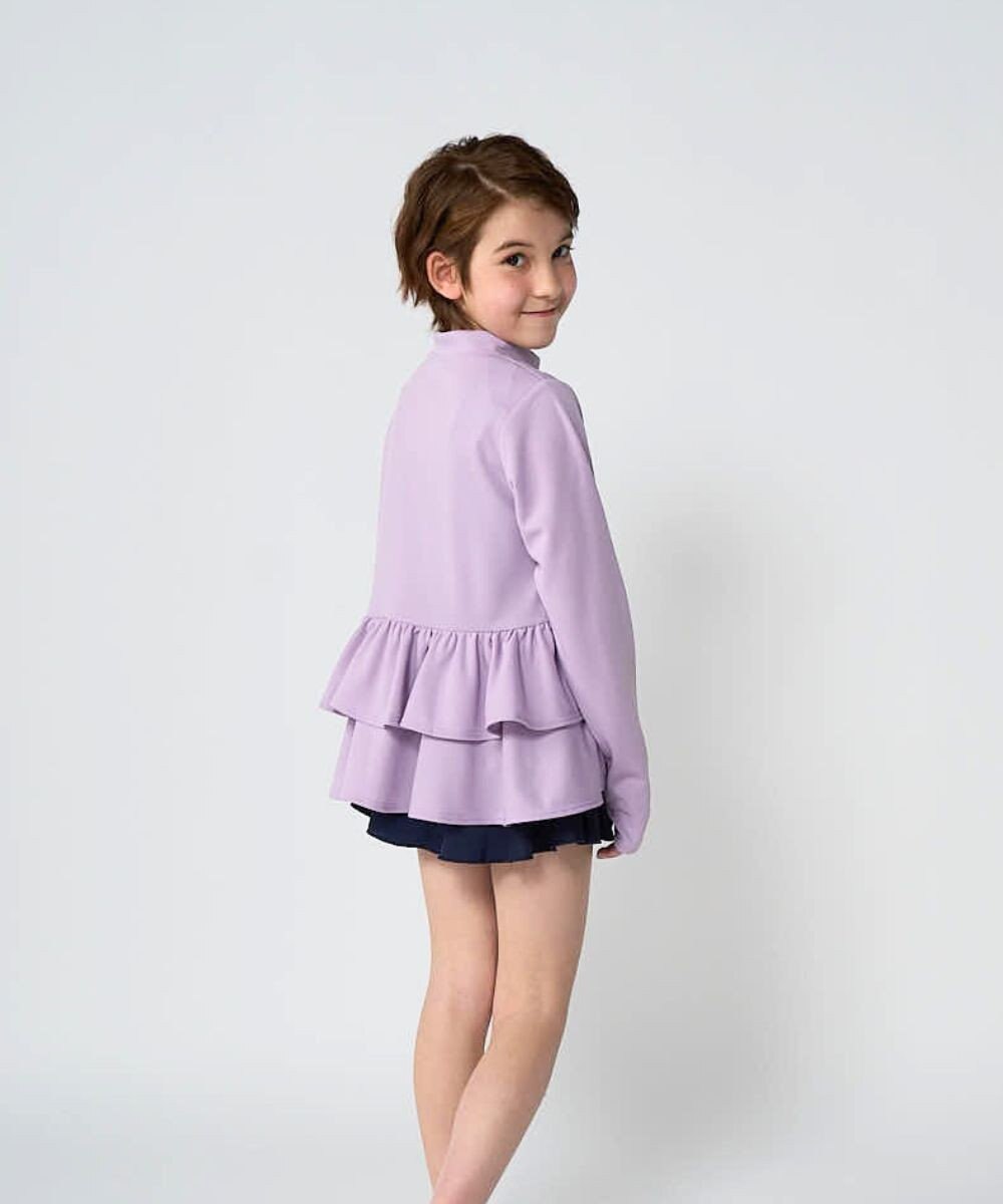 OP／FILA 【Ocean Pacific】フリル切り替えラッシュガード パーカー 