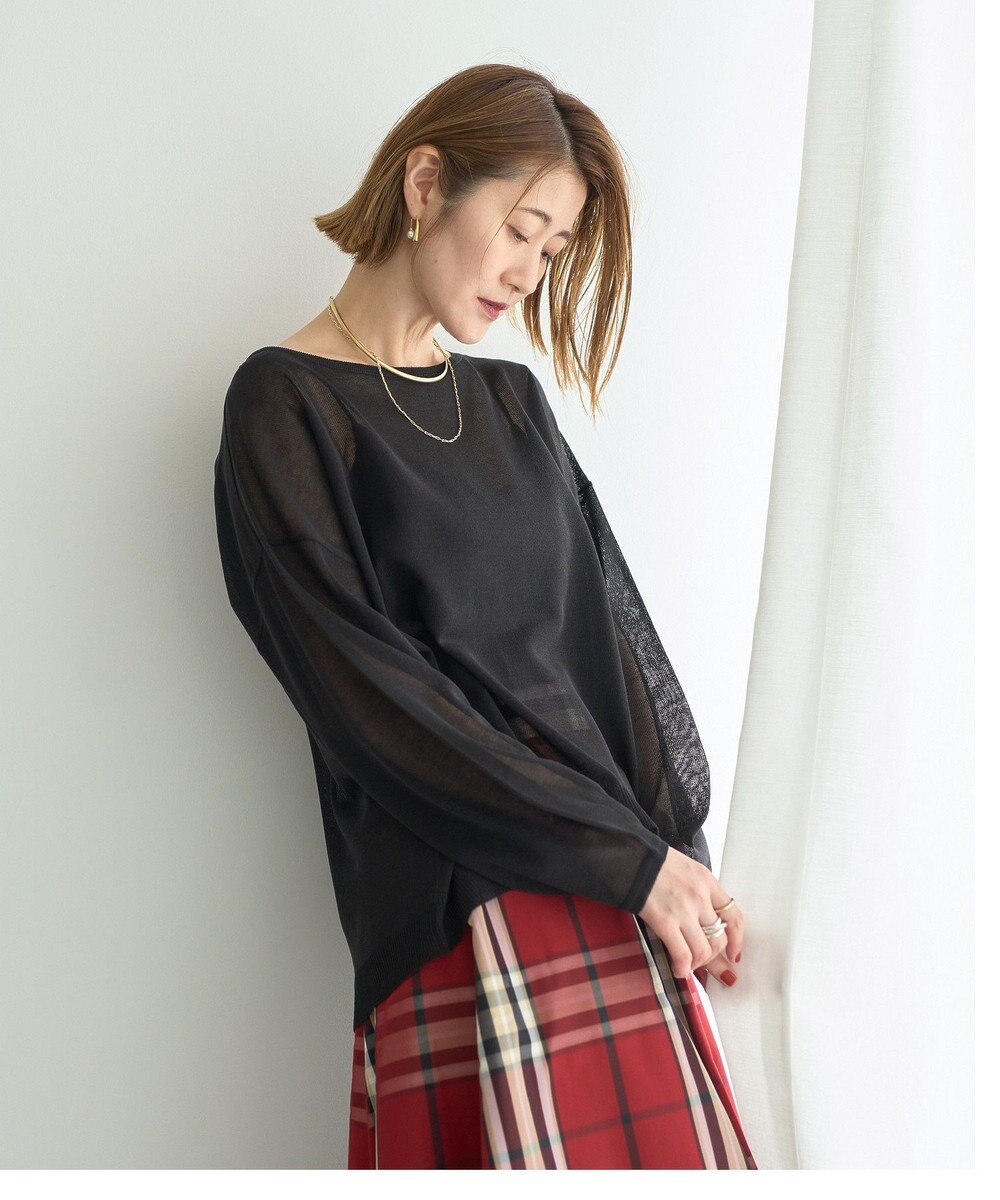 YECCA VECCA シアーニットプルオーバー 