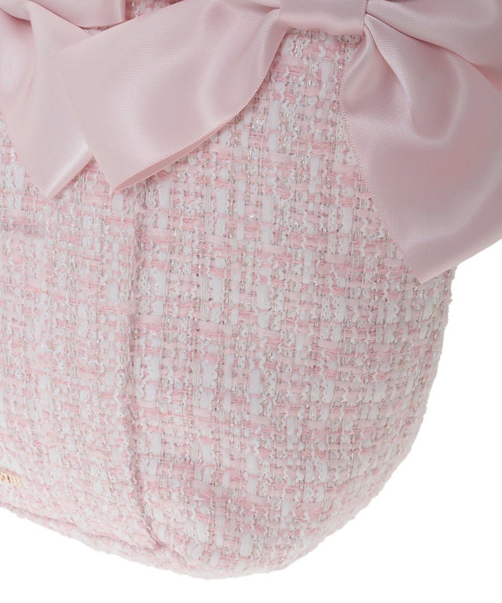 Maison de FLEUR ピンクマニアボリュームリボン2WayトートMバッグ 