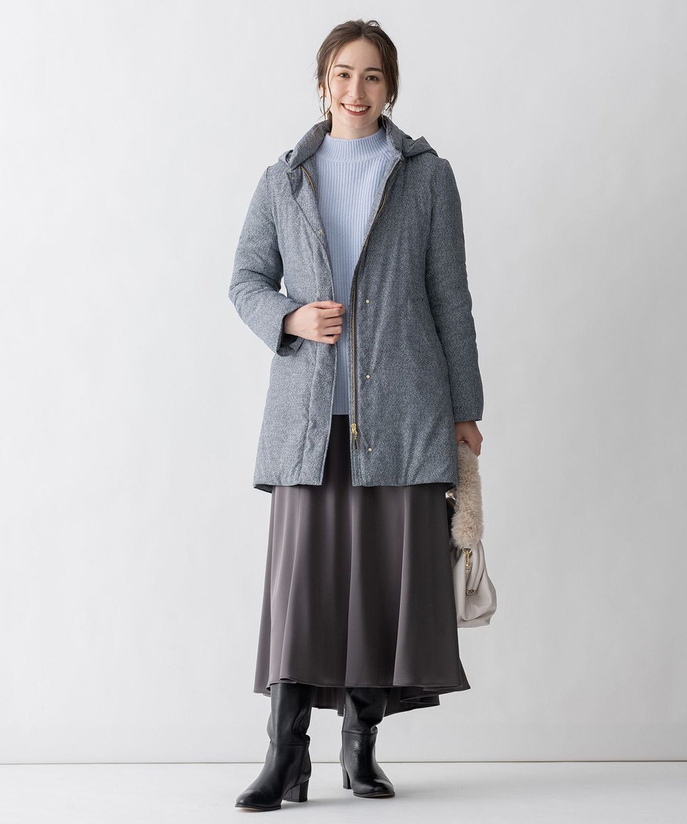 自由区 L 【洗える】ウールカシミヤ ハイネックニット (検索番号:JL27) 