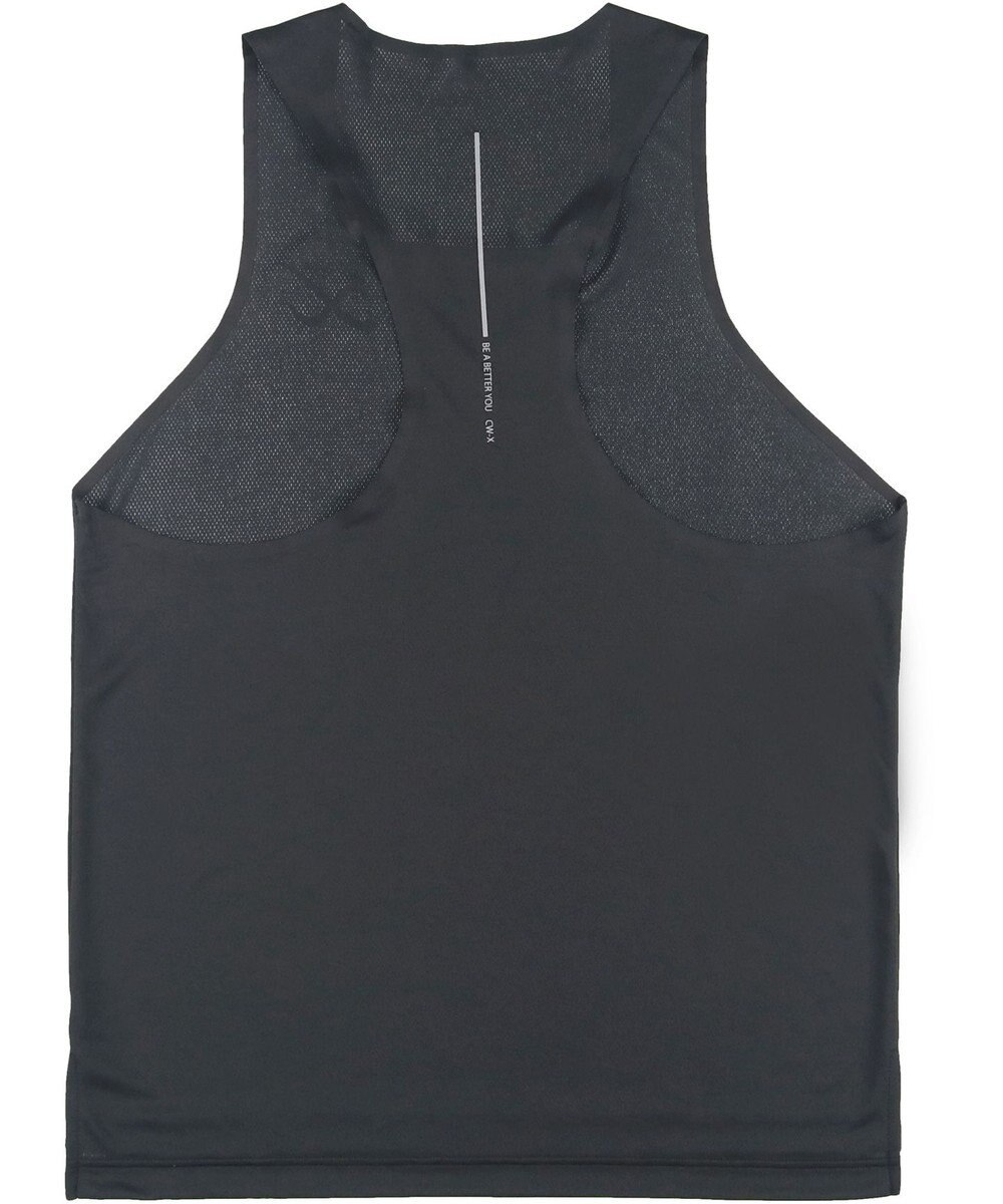 CW-X 【MEN】 CW-X トップス 【薄軽ランニングシャツ】 ノースリーブ タンクトップ スクエアネック 吸汗速乾性(本体) メンズ DLO180 /ワコール 