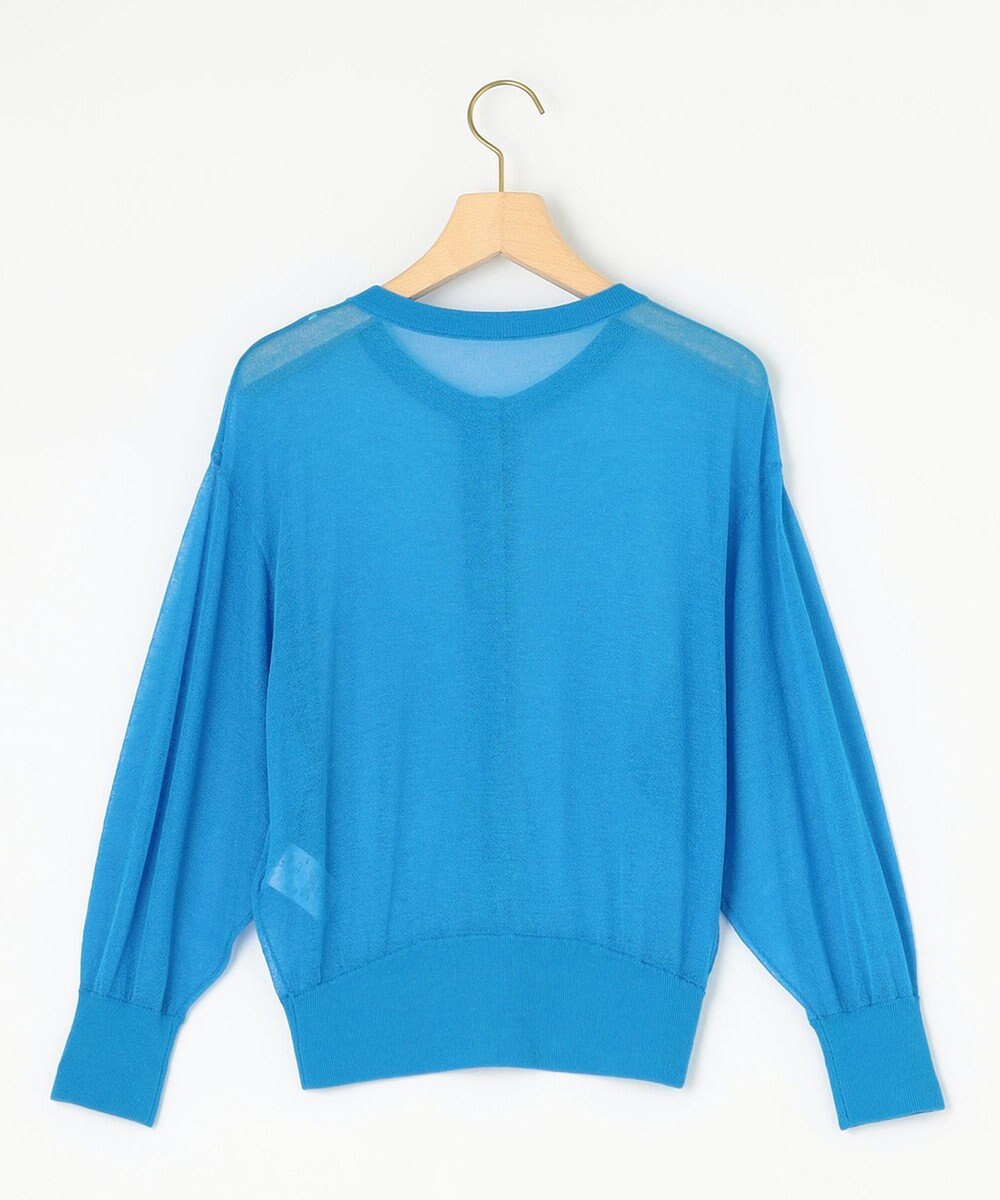 組曲 【洗える・2WAY】シアーニット カーディガン 