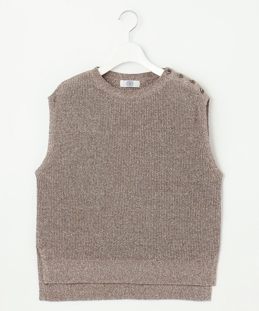 J.PRESS LADIES L 【WEB限定カラーあり】LINEN COTTON ニット ベスト 
