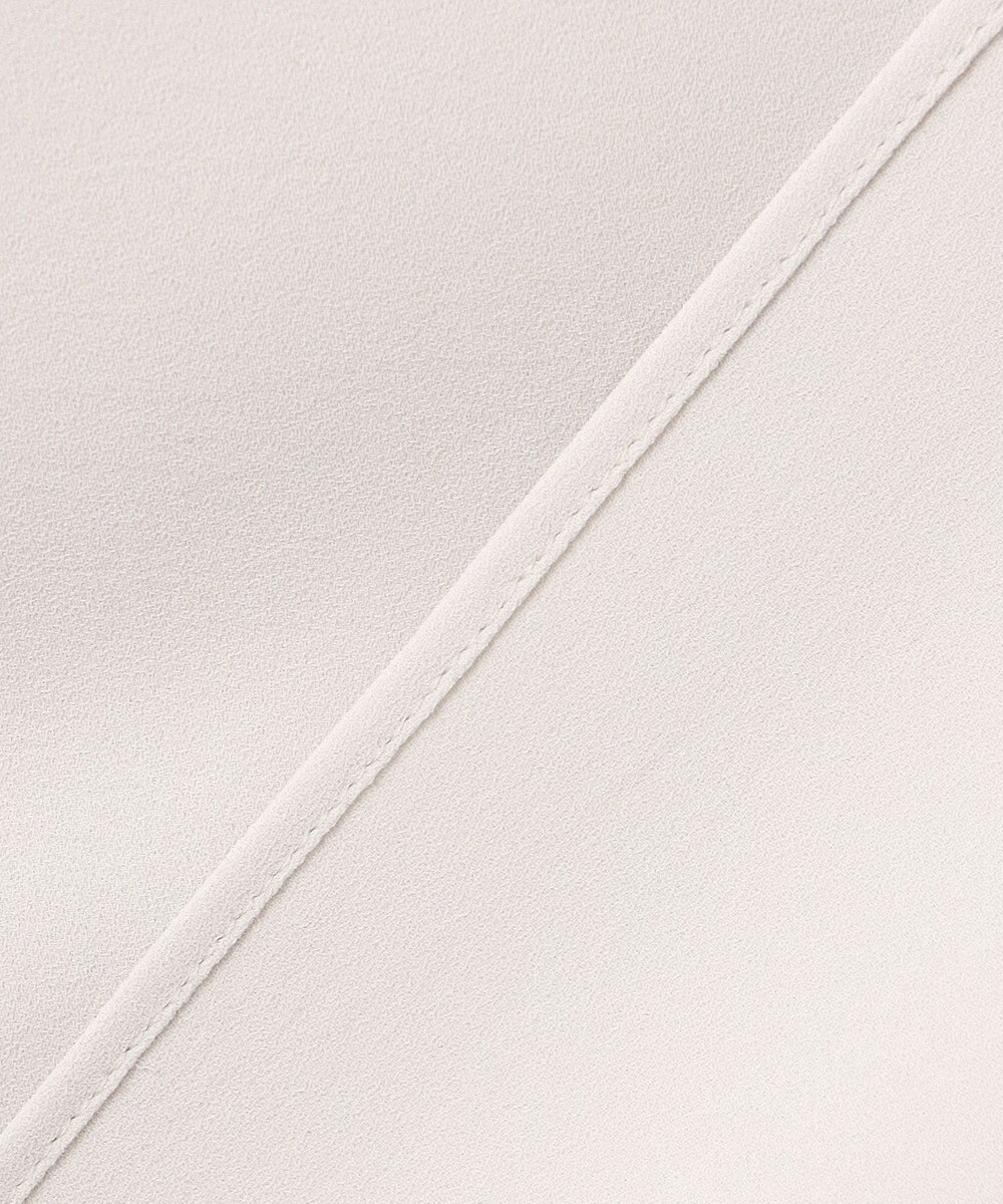 ICB L ストレッチジョーゼット ドレープデザインブラウス 