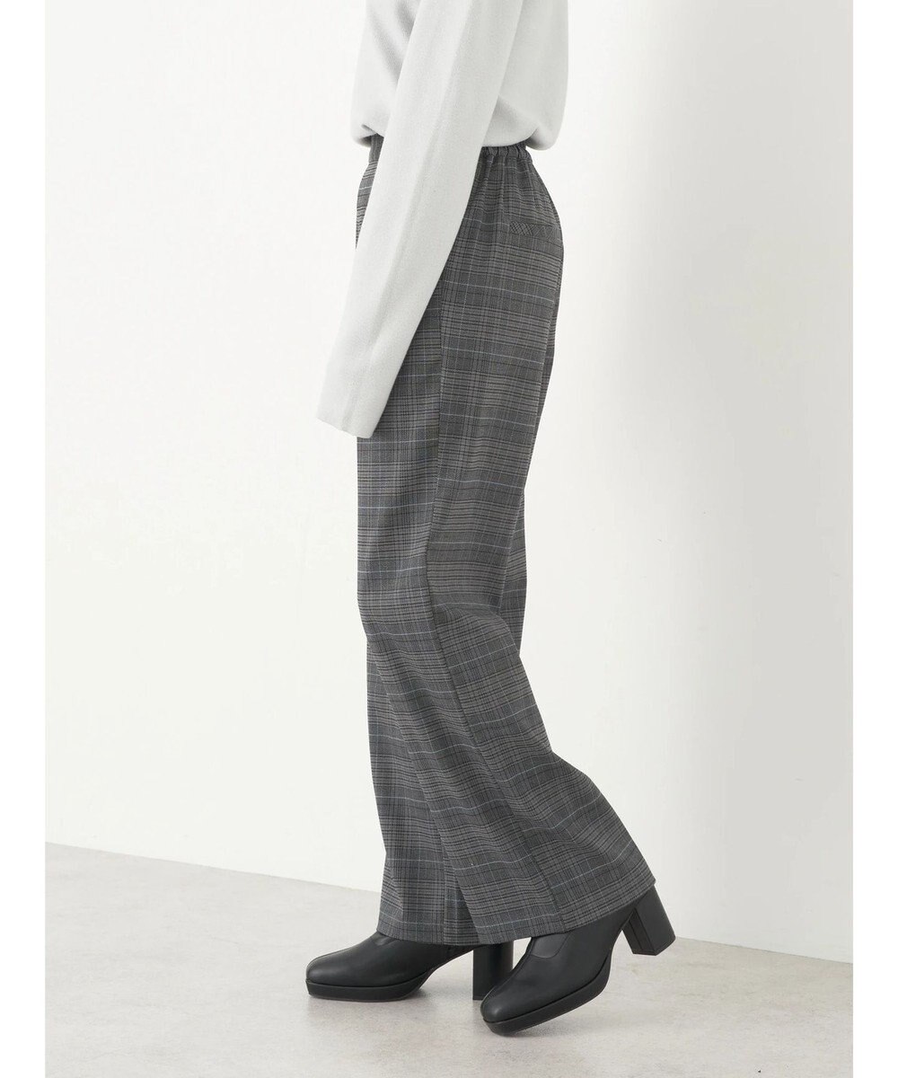 earth music&ecology チェックストレートパンツ 