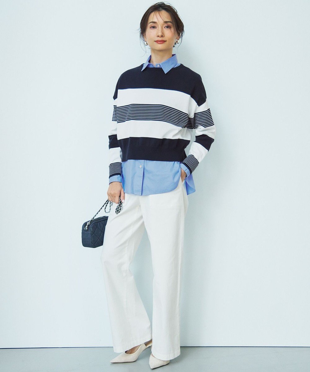 23区 【CLASSY.5月号掲載/洗える】CANCLINI ベーシック シャツ 