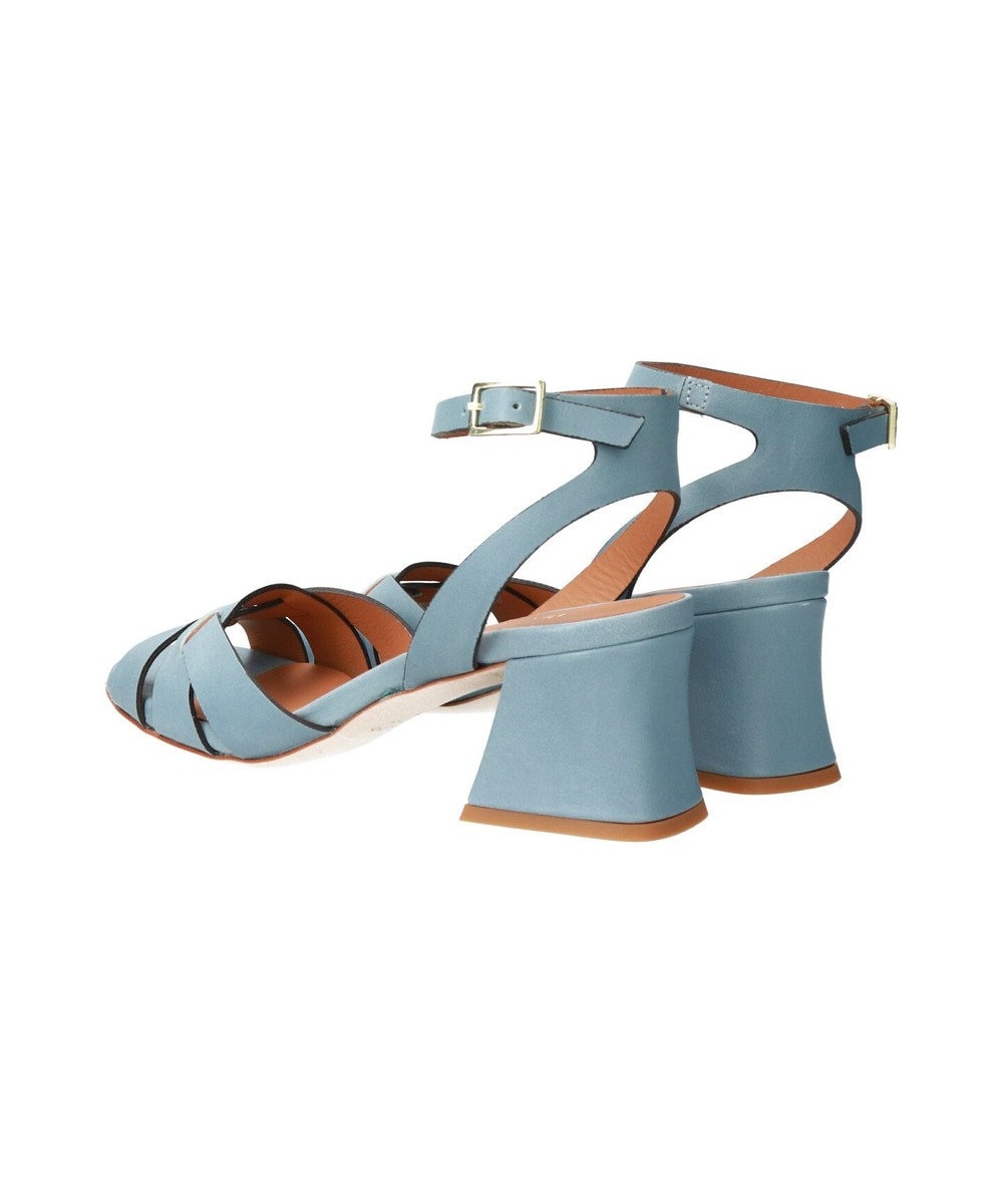 INTER-CHAUSSURES 【DUCCIO DEL DUCA】ラウンドトウアンクルストラップサンダル 
