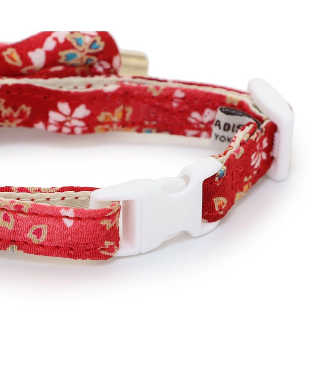 PET PARADISE ペットパラダイス 和むすび 猫首輪  《赤》 小 / 中 