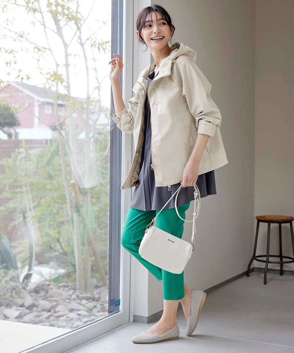 Tiaclasse 【テフロン加工・撥水・花粉ガード】マウンテンパーカー 