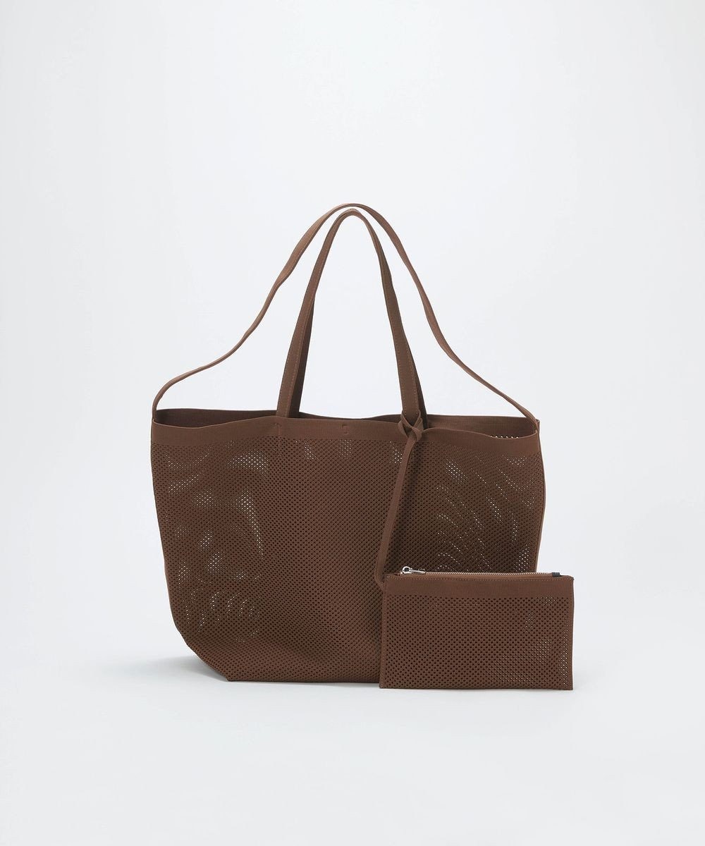 TOPKAPI 【Breath TOPKAPI】ニットジャガード 2way ビッグ トートバッグ ポーチ付き 