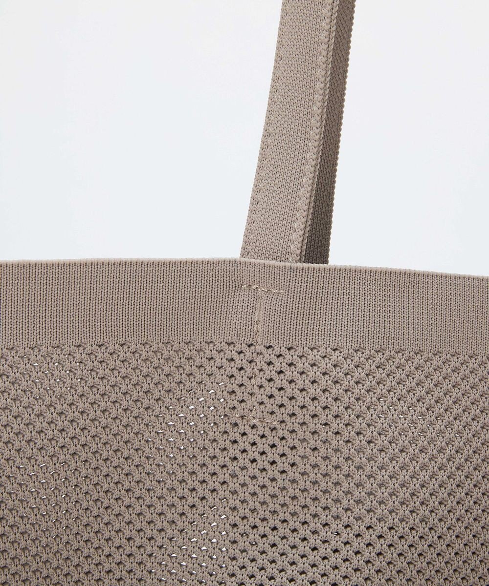 TOPKAPI 【Breath TOPKAPI】ニットジャガード 2way ビッグ トートバッグ ポーチ付き 