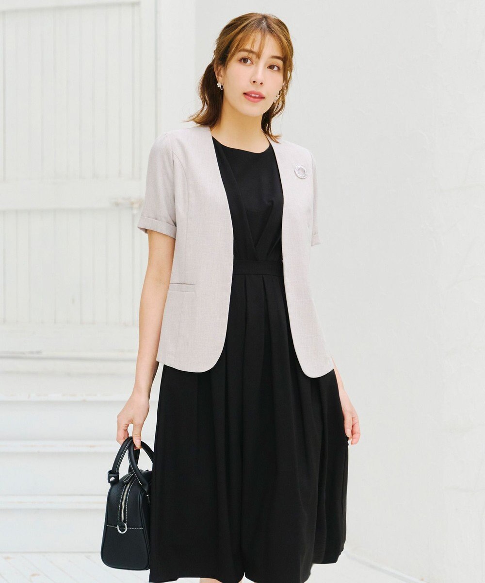 Tiaclasse ガラスサークルブローチ 