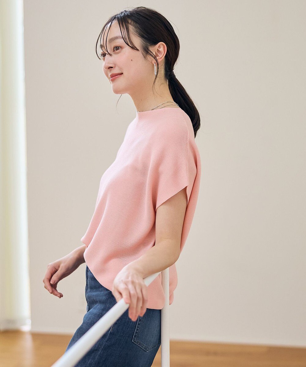 ANY 【新色追加/14色展開】アクリルガーターフレンチスリーブニット 