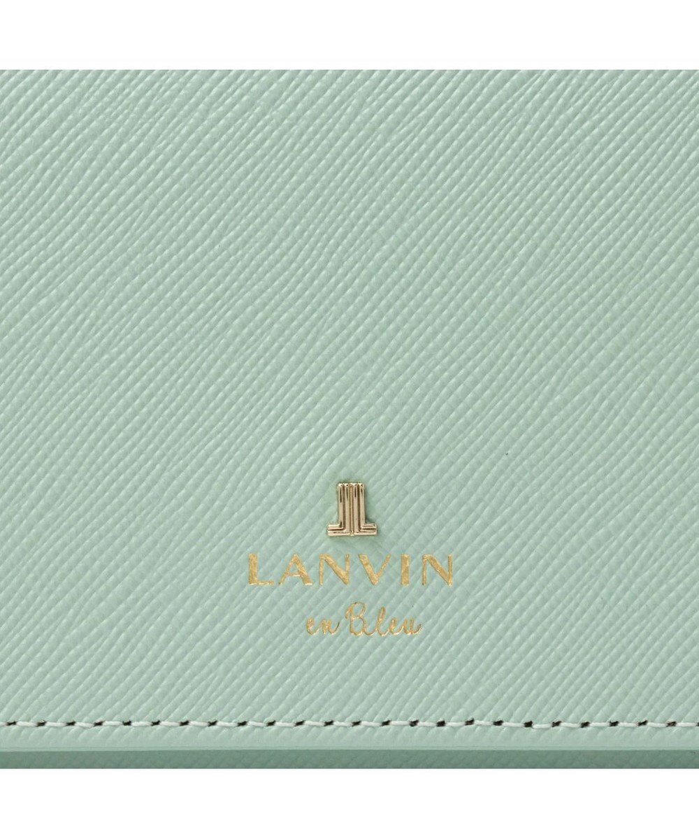 LANVIN en Bleu リュクサンブール かぶせ長財布 